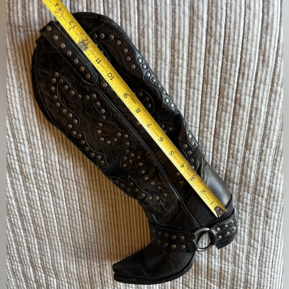 LANE Studded Black Leather Boots! - Picture 13 of 13